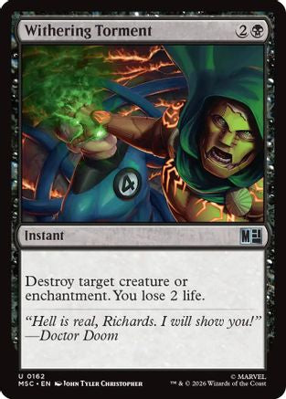 Withering Torment (Surge Foil) (MSC-162) - uncommon - Foil