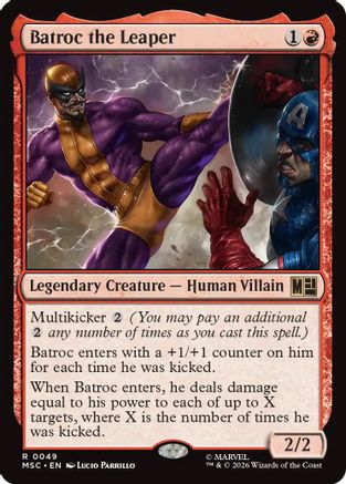 Batroc the Leaper (Surge Foil) (MSC-049) - rare - Foil