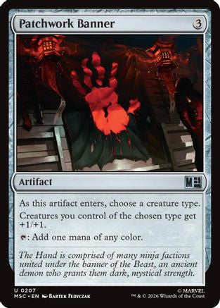 Patchwork Banner (Surge Foil) (MSC-207) - uncommon - Foil