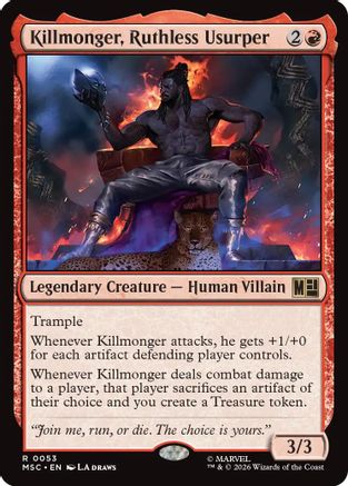 Killmonger, Ruthless Usurper (MSC-053) - rare