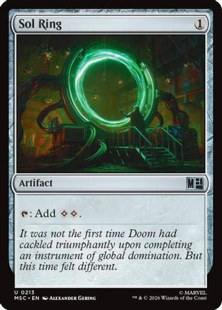 Sol Ring (0213) (Surge Foil) (MSC-213) - uncommon - Foil