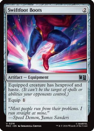 Swiftfoot Boots (Surge Foil) (MSC-216) - uncommon - Foil