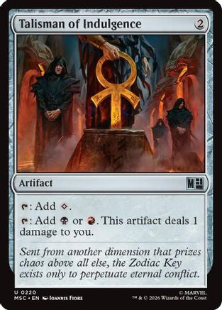 Talisman of Indulgence (MSC-220) - uncommon