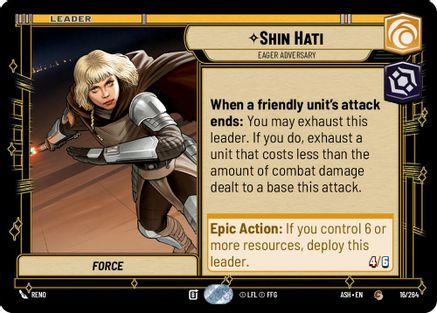 Shin Hati - Eager Adversary (16/264) - AOTE - Common