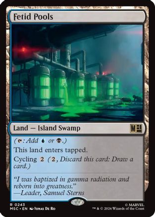 Fetid Pools (Surge Foil) (MSC-243) - rare - Foil