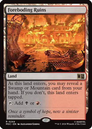 Foreboding Ruins (Surge Foil) (MSC-244) - rare - Foil