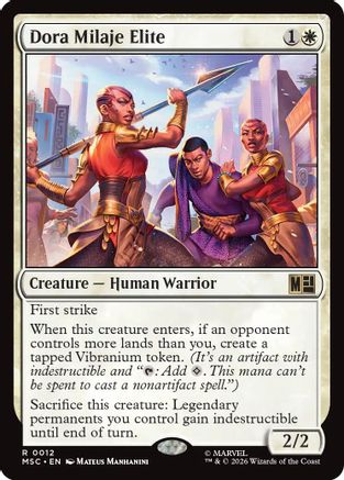 Dora Milaje Elite (MSC-012) - rare