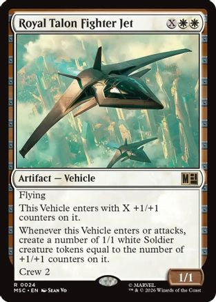 Royal Talon Fighter Jet (MSC-024) - rare