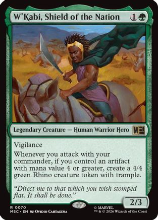 W'Kabi, Shield of the Nation (MSC-070) - rare