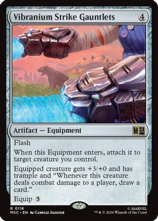 Vibranium Strike Gauntlets (MSC-118) - rare