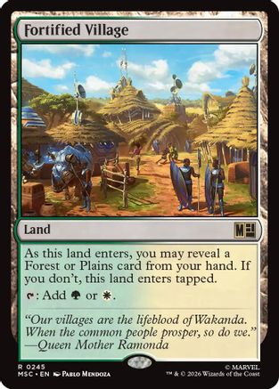 Fortified Village (MSC-245) - rare