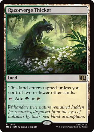 Razorverge Thicket (MSC-259) - rare