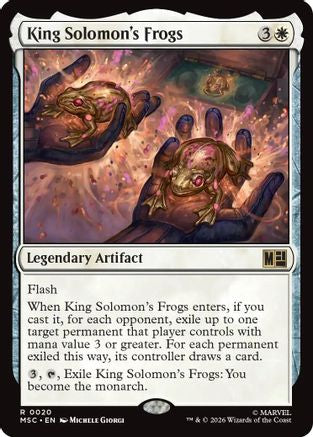 King Solomon's Frogs (Surge Foil) (MSC-020) - rare - Foil