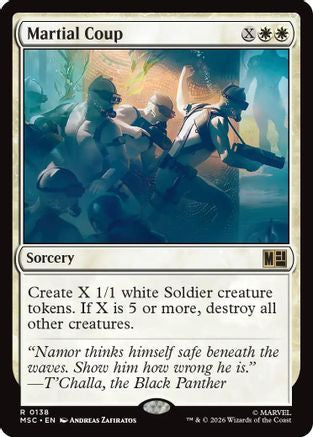 Martial Coup (Surge Foil) (MSC-138) - rare - Foil