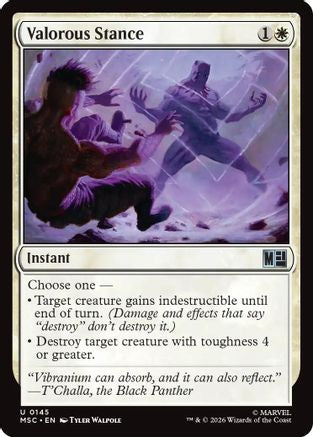 Valorous Stance (Surge Foil) (MSC-145) - uncommon - Foil