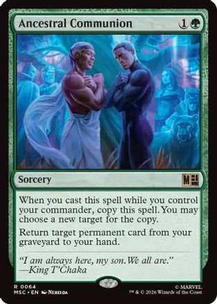 Ancestral Communion (Surge Foil) (MSC-064) - rare - Foil