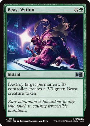 Beast Within (Surge Foil) (MSC-169) - uncommon - Foil