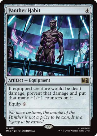 Panther Habit (Surge Foil) (MSC-112) - rare - Foil