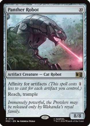 Panther Robot (Surge Foil) (MSC-113) - rare - Foil