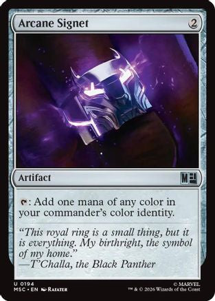 Arcane Signet (0194) (Surge Foil) (MSC-194) - uncommon - Foil