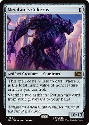 Metalwork Colossus (Surge Foil) (MSC-204) - rare - Foil