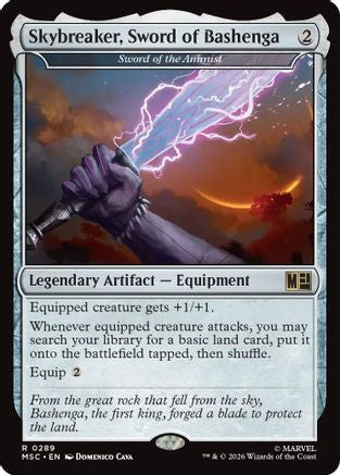 Skybreaker, Sword of Bashenga - Sword of the Animist (Surge Foil) (MSC-289) - rare - Foil