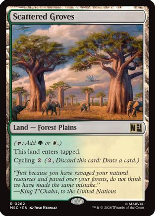 Scattered Groves (Surge Foil) (MSC-262) - rare - Foil