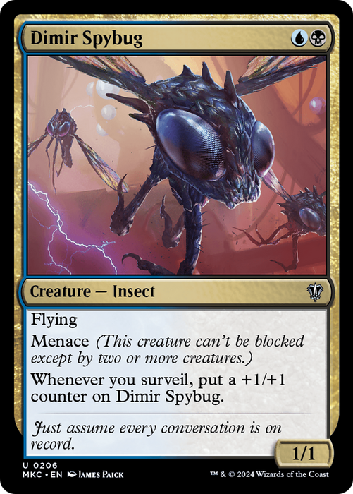 Dimir Spybug (MKC-206) - uncommon