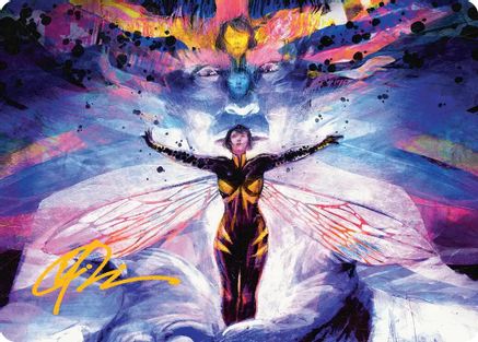 Pym Particles Art Card (Gold-Stamped Signature) (AAMSH-008) - special