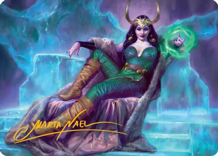 Lady Loki, Agent of Chaos Art Card (Gold-Stamped Signature) (AAMSH-033) - special