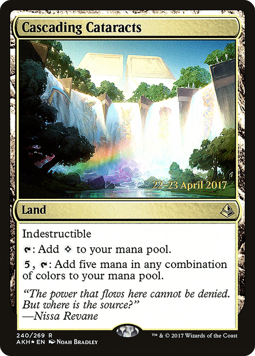 Cascading Cataracts (PRE-240S) - rare - Foil
