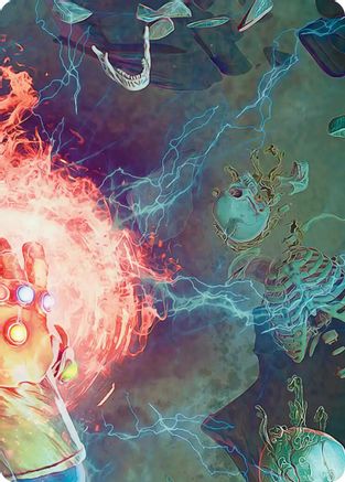 Thanos, the Mad Titan Art Card (3/9) (AAMSH-003) - special