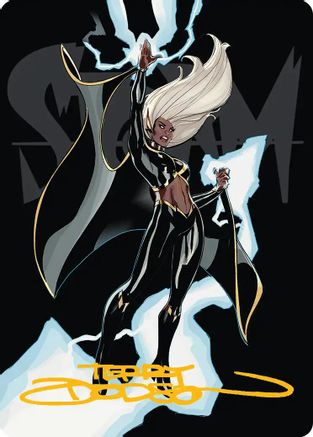 Storm, Windrider Art Card (Gold-Stamped Signature) (AAMSH-030) - special