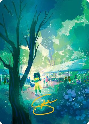 Forest Art Card (Gold-Stamped Signature) (AAMSH-017) - special