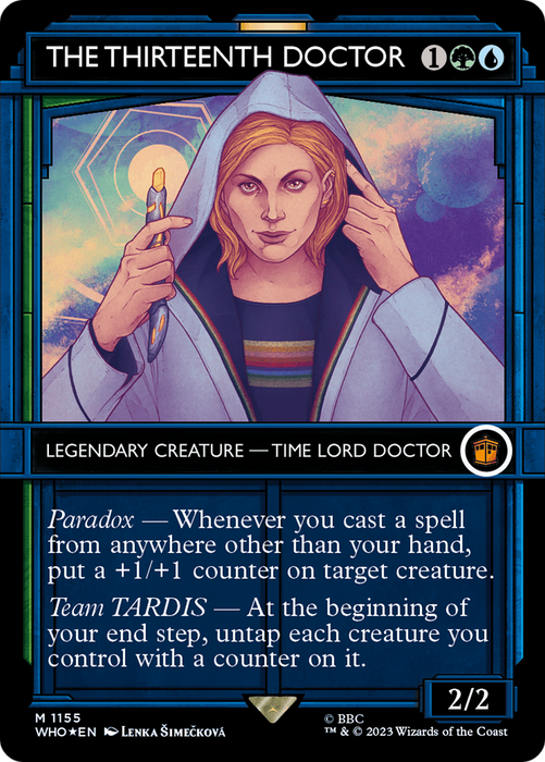 The Thirteenth Doctor (WHO-1155) - mythic: (Showcase) (Borderless) - Foil