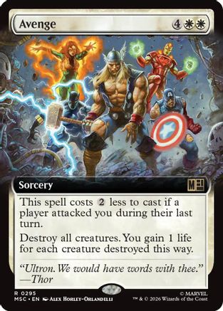 Avenge (Extended Art) (MSC-295) - rare