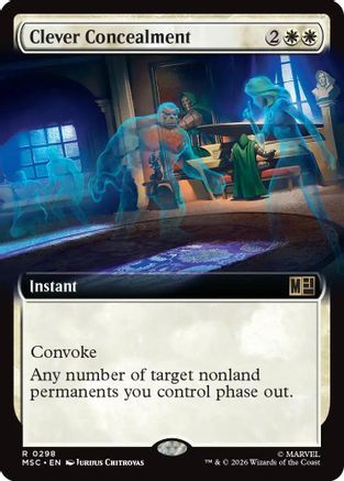 Clever Concealment (Extended Art) (MSC-298) - rare - Foil