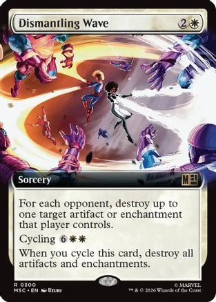 Dismantling Wave (Extended Art) (MSC-300) - rare - Foil