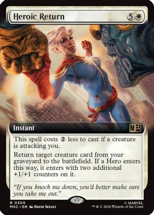 Heroic Return (Extended Art) (MSC-309) - rare - Foil