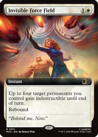 Invisible Force Field (Extended Art) (MSC-311) - rare - Foil