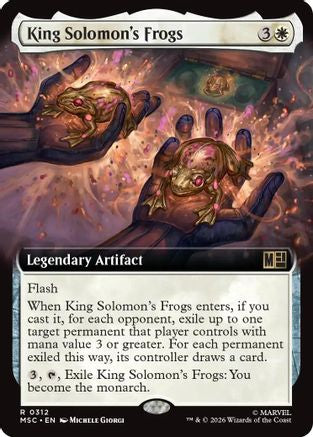 King Solomon's Frogs (Extended Art) (MSC-312) - rare