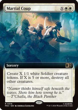 Martial Coup (Extended Art) (MSC-314) - rare