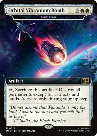 Orbital Vibranium Bomb - Scourglass (Extended Art) (MSC-318) - rare - Foil
