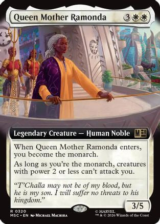 Queen Mother Ramonda (Extended Art) (MSC-320) - rare - Foil
