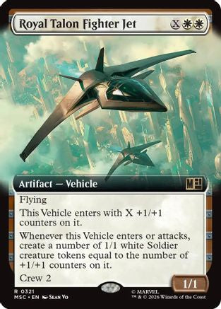Royal Talon Fighter Jet (Extended Art) (MSC-321) - rare