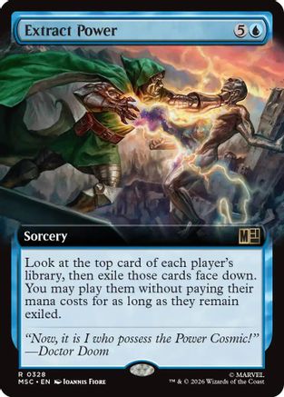 Extract Power (Extended Art) (MSC-328) - rare - Foil