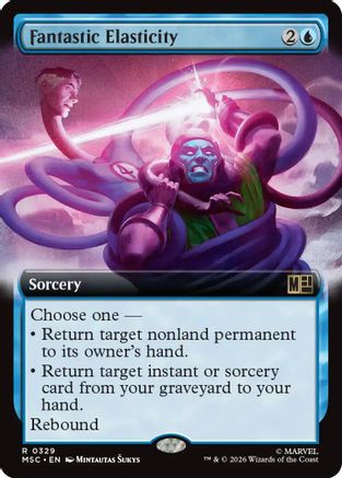 Fantastic Elasticity (Extended Art) (MSC-329) - rare - Foil