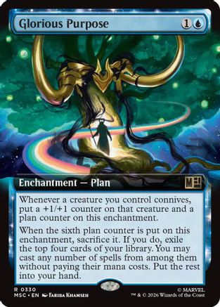Glorious Purpose (Extended Art) (MSC-330) - rare