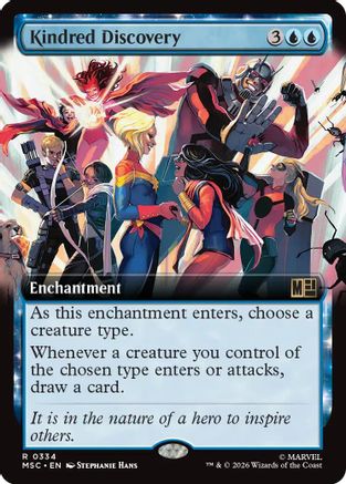 Kindred Discovery (Extended Art) (MSC-334) - rare