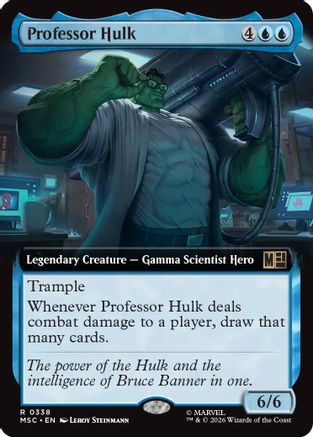 Professor Hulk (Extended Art) (MSC-338) - rare - Foil